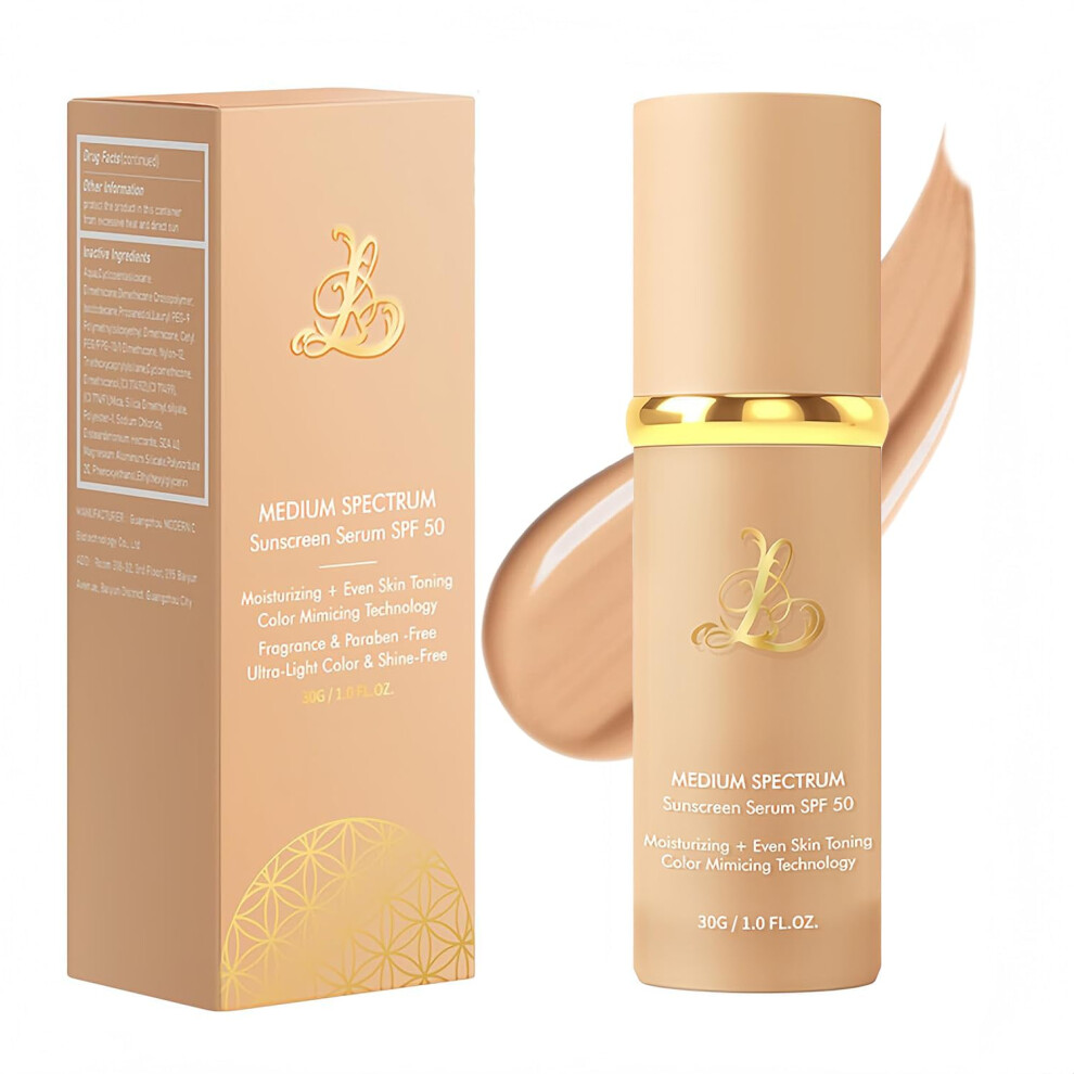 4 in 1 Foundation with SPF 50 Longwear Waterproof Full Coverage Concealer for All Skin Types