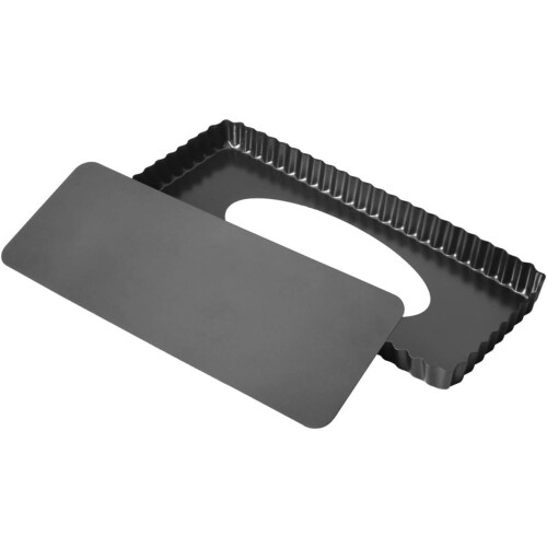 14x6 Inch Nonstick Rectangular Tart Pan with Removable Bottom Carbon Steel Quiche Bakeware 1