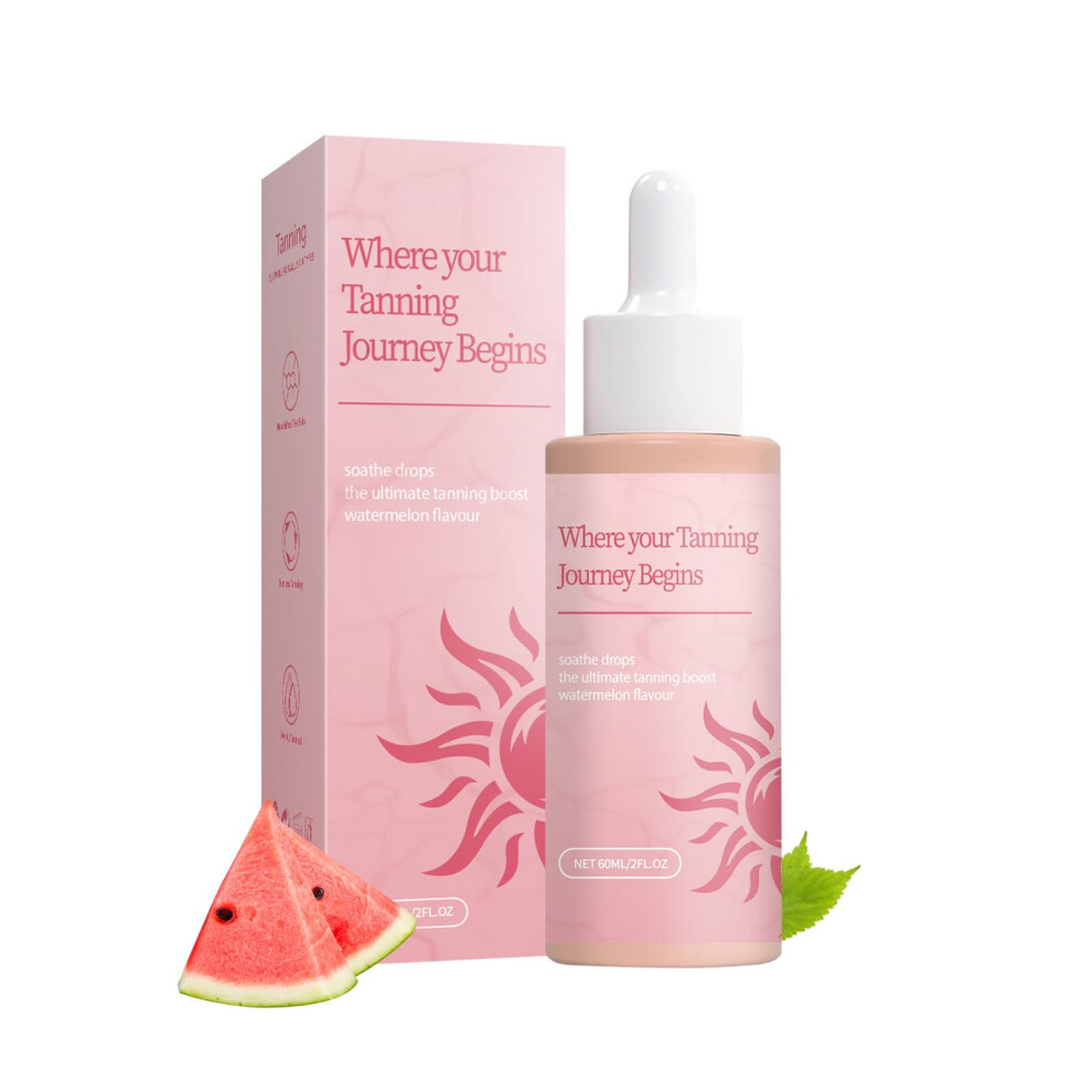 Bronze Sunless Tanning Drops To Drink For Natural Glow And Skin Hydration, Longlasting 1Pc