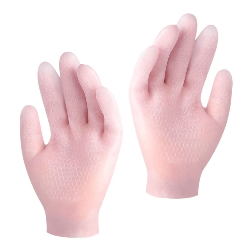 Moisturizing Gloves for Dry Cracked Hands with Deep Hydration and Reusable Comfort Fit
