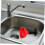 Drain Plunger Set for Kitchen Sink and Shower, Powerful Clog Removal Rubber Tools, 2pcs Red 5