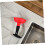Drain Plunger Set for Kitchen Sink and Shower, Powerful Clog Removal Rubber Tools, 2pcs Red 4