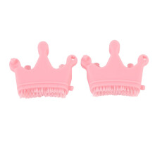 Pink Silicone Toe Separators for Nail Art and Pedicure, Soft Comfort 2pcs Toe Spacers