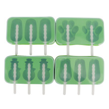 Stapelbare Eisformen aus Silikon, kreatives und platzsparendes Design für hausgemachtes Eis, Eis am Stiel und gefrorene Snacks, perfekt für