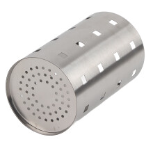 Organizador de utensílios de aço inoxidável moderno para cozinha, com design de drenagem, ideal para talheres, pauzinhos e outros utensílios de