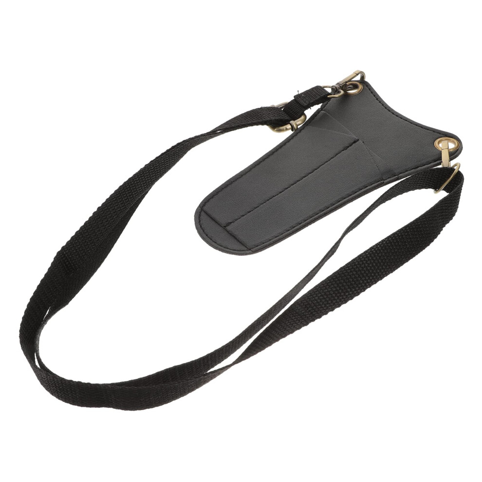 Leather Barber Waist Bag For Scissors With Multipocket Storage And Quick Tool Access 9450606969712