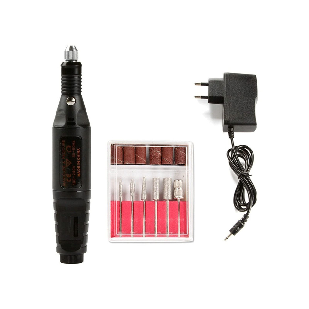 Electric Nail Drill with Adjustable Speed, Rechargeable Cordless Nail File for Manicure Pedicure
