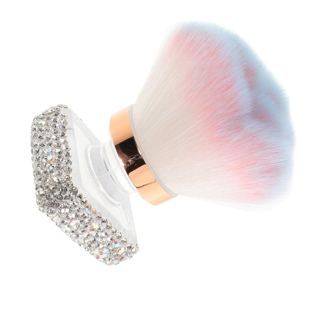 Professional Soft Nail Dust Brush with Dense Bristles for Gentle Manicure Cleaning and Acrylic Nails