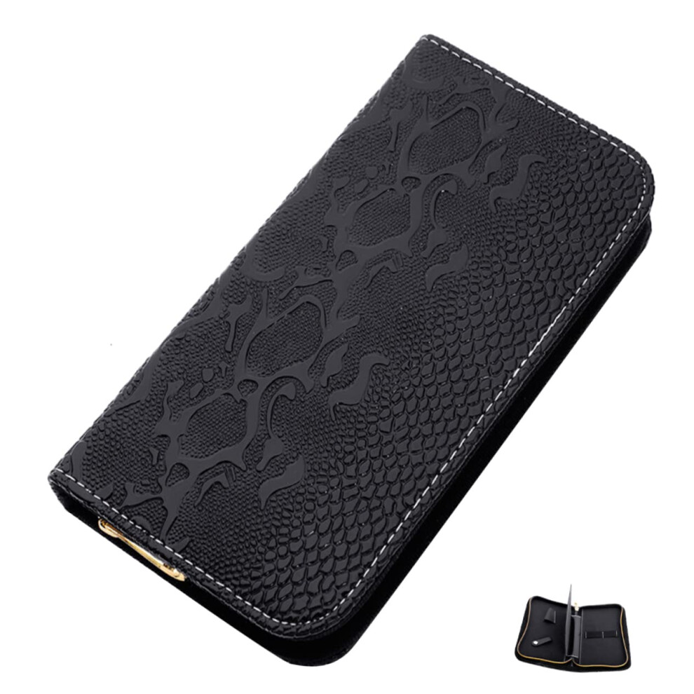 Hairdressing Scissor Case with Large Capacity and Multiple Slots for Salon and Travel Use