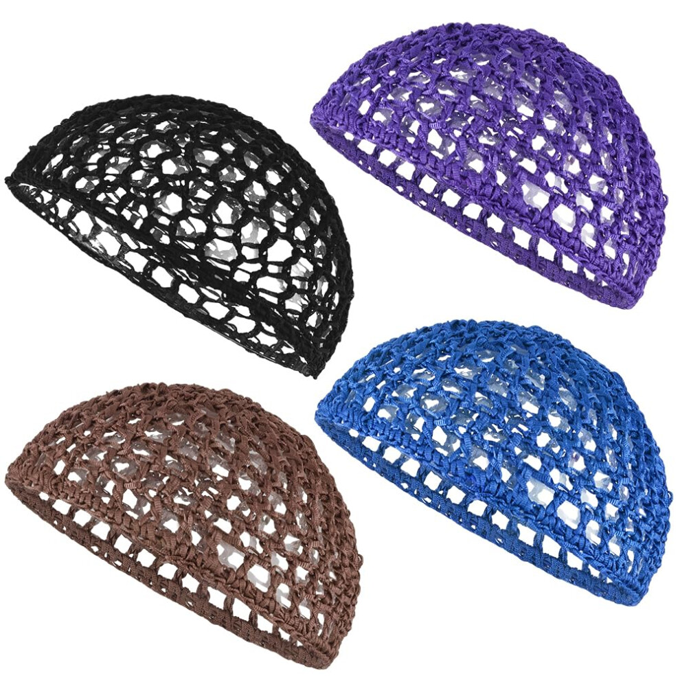 Mesh Hair Net and Wig Cap Set, Breathable Stretch Fit for Sleeping, Wigs, Braids, Men and Women