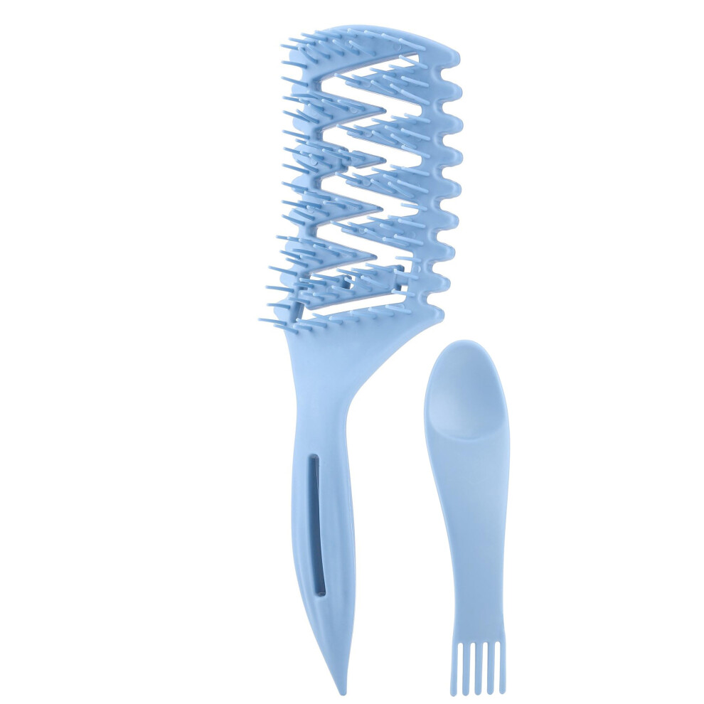 Unisex Detangling Brush For Wet And Dry Hair With Fast Drying Vented Design And Gentle Knot Removal