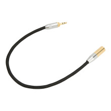 Microphone 3.5mm Male to Mini XLR 3pin Cable Gold Plated Professional Quality