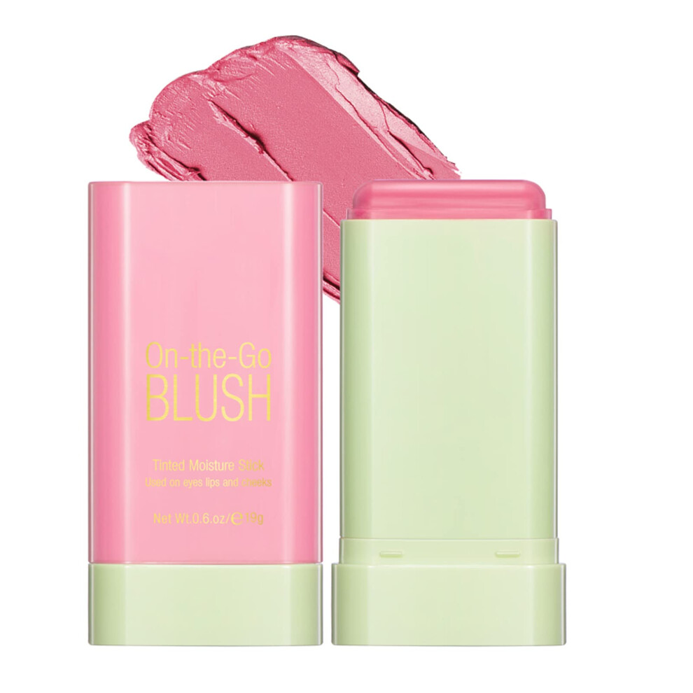Cream Blush Stick 3 In 1 Hydrating Multiuse Makeup For Cheeks And Lips Longlasting Color