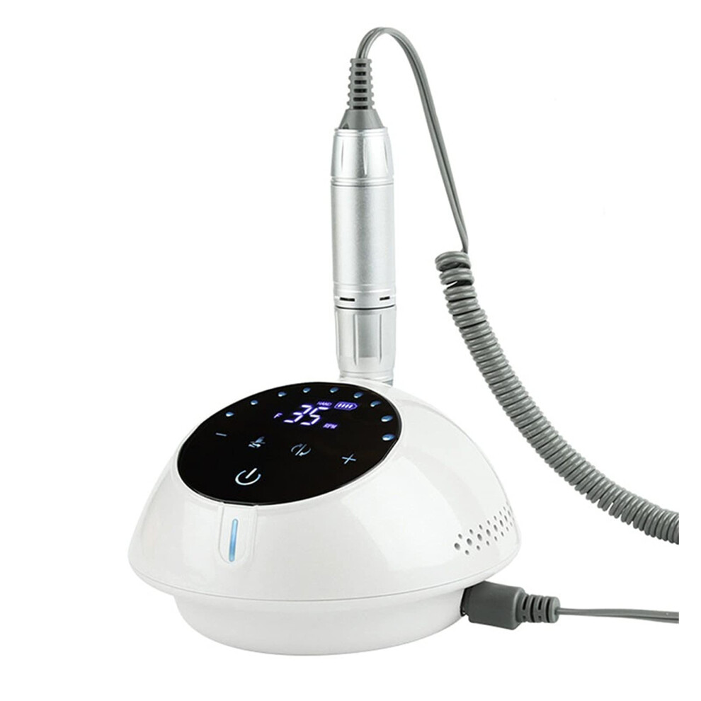 Electric Nail Drill 35000 RPM with Digital Display, Rechargeable Professional Nail File for Manicure