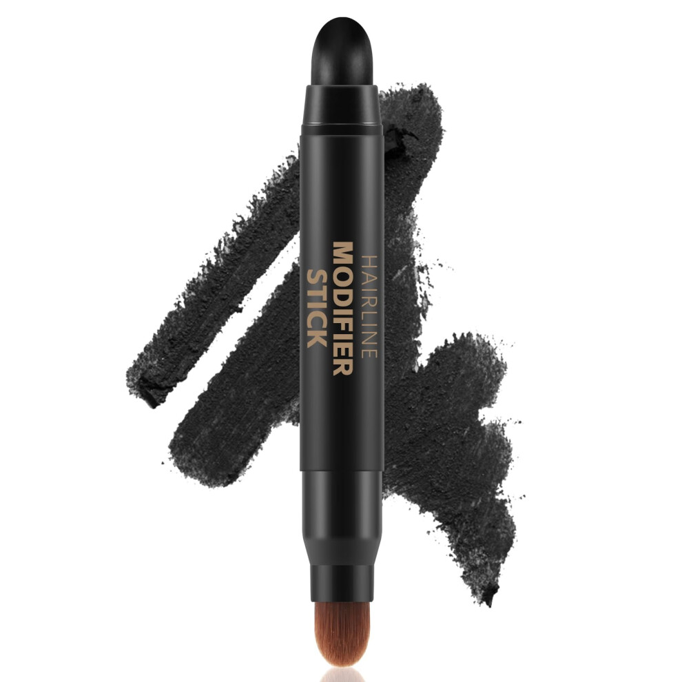 Gray Dual Ended Root Touch Up Stick For Hair Concealer, Waterproof Hairline And Beard Filler