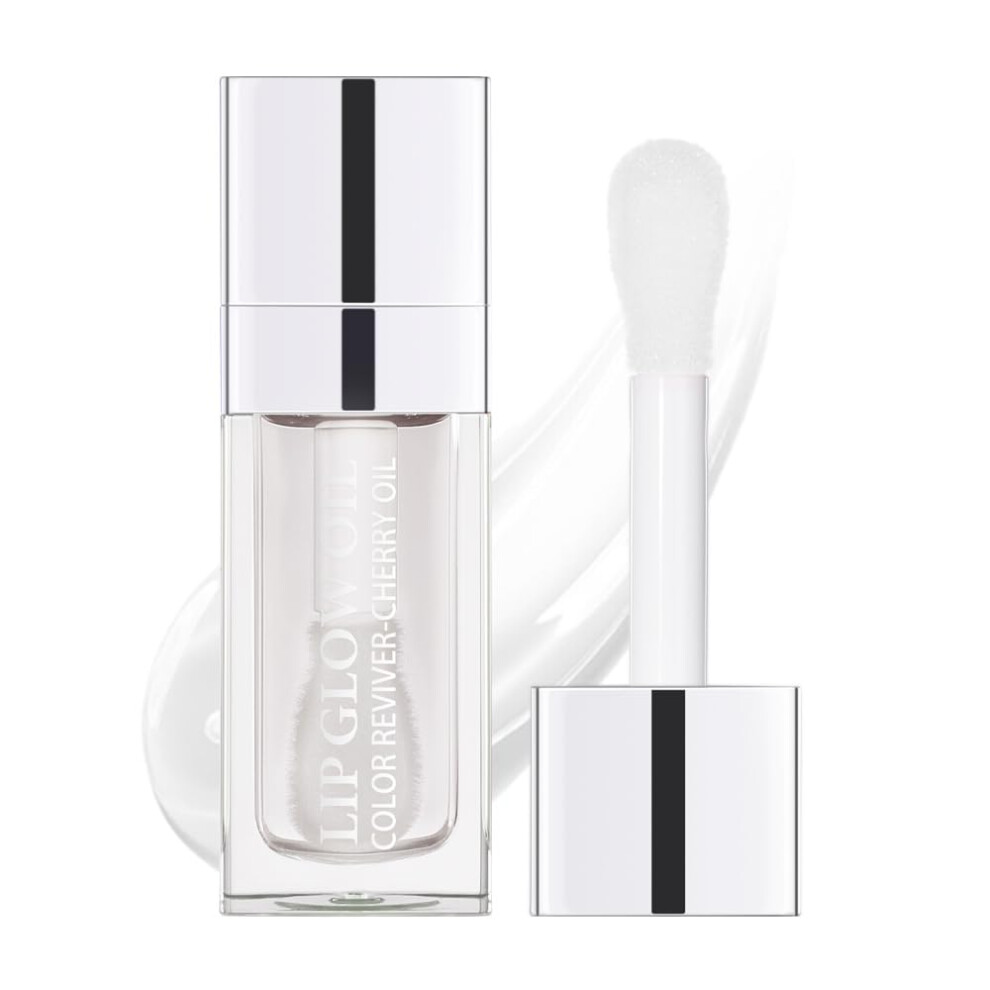 Clear Lip Plumping Gloss With Hydrating Lip Oil, Visible Plump Effect And Longlasting Shine