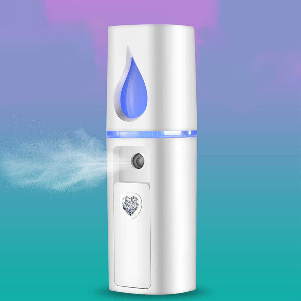 Handy Facial Steamer For Deep Hydration, Nano Facial Mister With Nano Ultrasonic Technology, Portable Mini Face Mist For Hydrating Skin Care, Easy To
