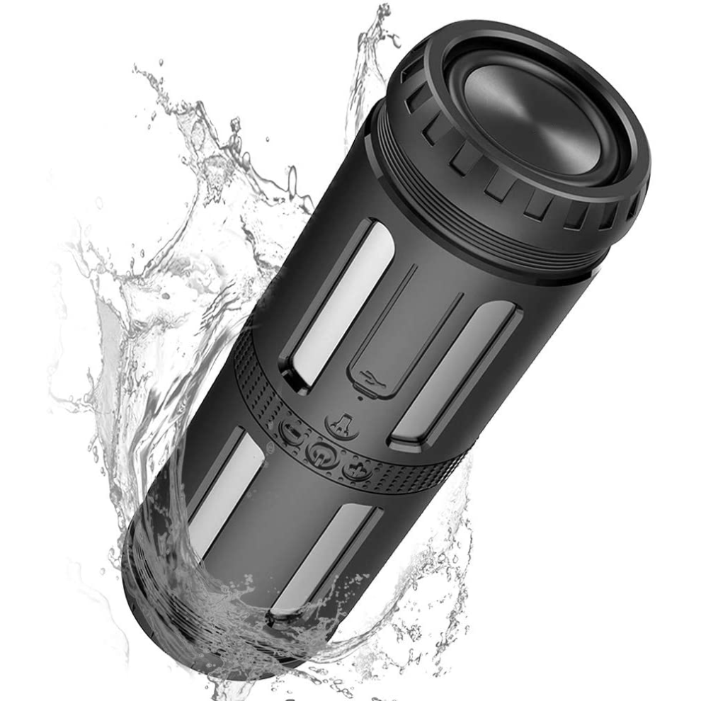 Outdoor Adventure Companion: Bluetooth Speaker, Durable Design, Multicolor Lights 9340258858086