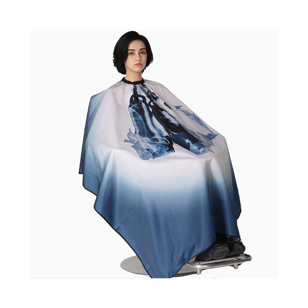 Lightweight Salon Barber Cape, Vintage Salon Cape With Adjustable Snap Closure And Waterproof Feature For Professional Hair Cutting (Adjustable, Up