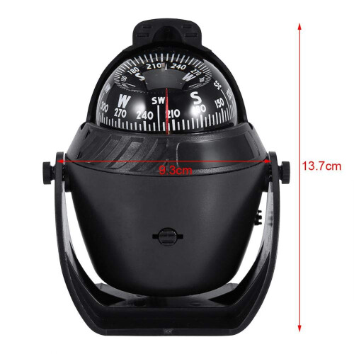 Sea Marine Compass With Backlight, Designed For High Accuracy And Durability, Features Adjustable Mounting Bracket For Easy Installation On Caravan 2