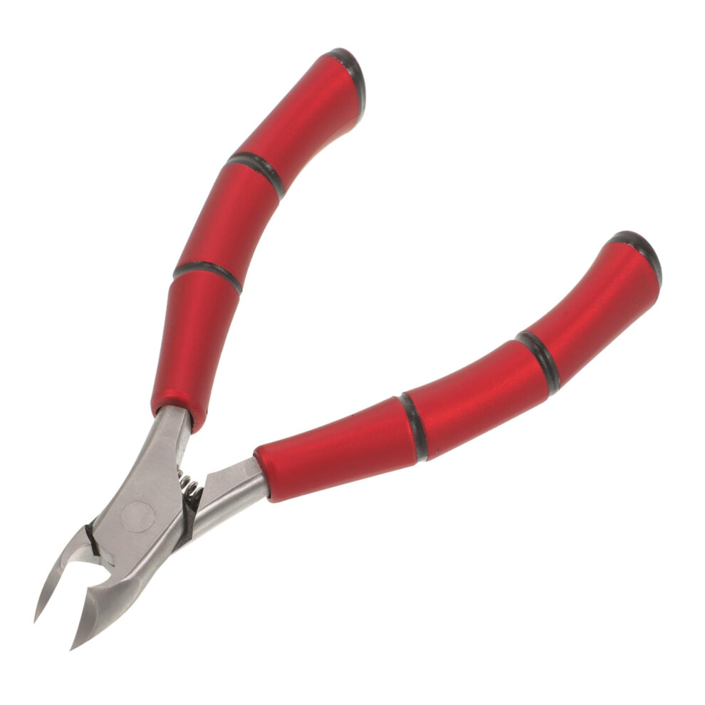 Stainless Steel Nail Clippers for Men with Precision Straight Blade and Ergonomic Cuticle Nipper