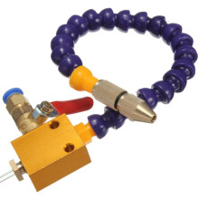 Système de lubrification par brumisation pour tuyau d'air de 8 mm, tube de refroidissement à eau flexible avec atomiseur à gaz réglable,