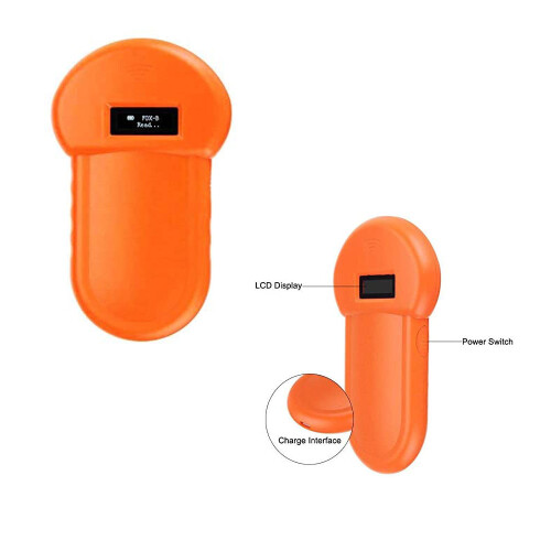 Microchip Reader With Built-In Buzzer, 134.2 Khz Low Frequency Technology Ensures Stable Performance, Rechargeable Lithium Battery For Convenient 2