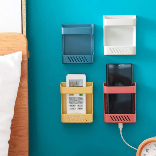 Bedside Wall Caddy, Universal Compatibility Offers Versatility for Multiple Devices with Convenient Charging Port 2
