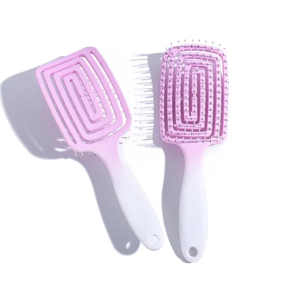 Detangling Hair Brush for Wet and Curly Hair with Scalp Massage Design and Ergonomic Grip