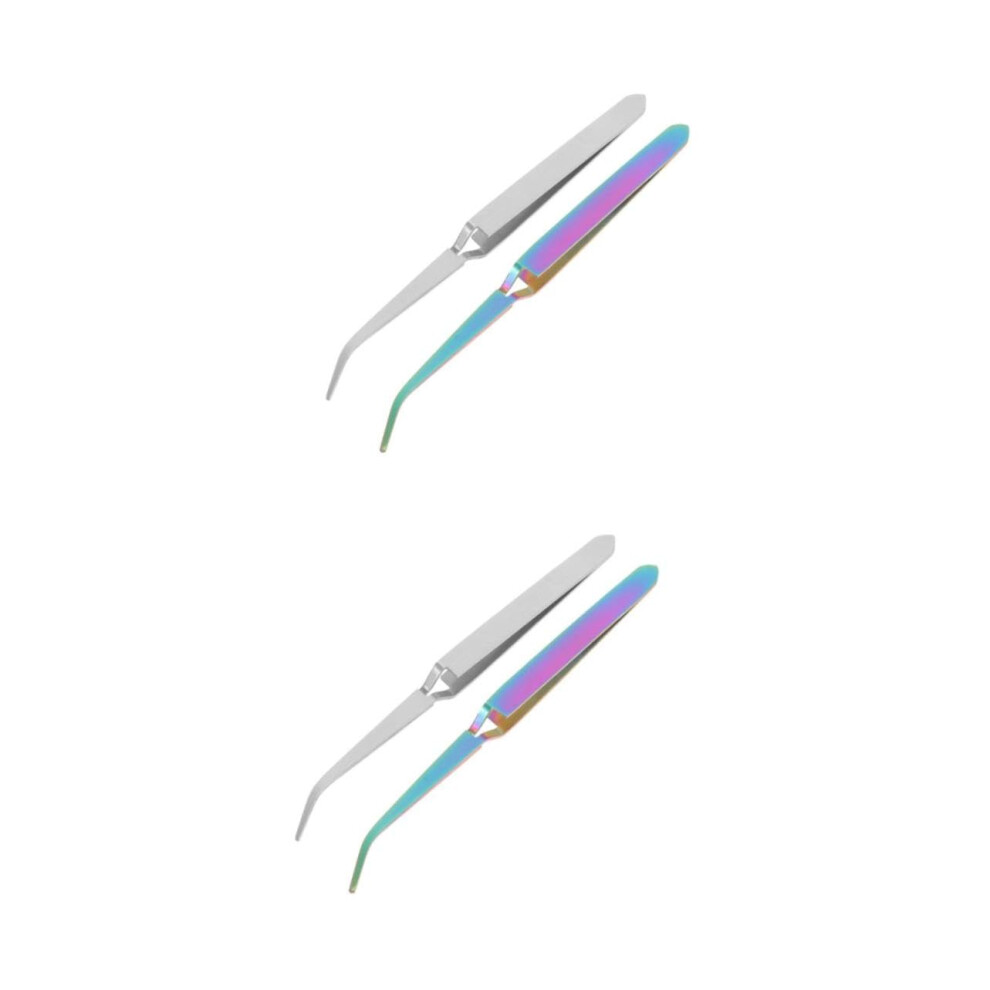 Nail Pincher Tweezers and Shaping Clips Set, Stainless Steel, for Salon Manicure and Pedicure