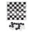 Stackable Black & White Plastic Checkers Set for Ages 3+ with 23mm Pieces 11