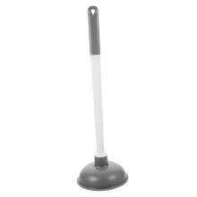 Heavy Duty Sink Plunger with Long Handle and Ergonomic Grip for Bathroom and Kitchen Clogs