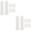 2pcs Retractable Drawer Separator Expandable Tableware Storage Partition Reusable Drawer Organization Tool For Drainer 8