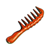 Wooden Detangling Comb Wide Tooth AntiStatic Design for Women Gentle Scalp Massage TravelFriendly