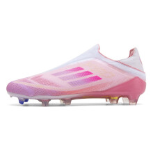 (2465-Long Spikes-Pink, 38) HKEDES Soccer Cleats for Mens Womens Indoor Turf Soccer Shoes Youth AG TF Training Football Boots Unisex