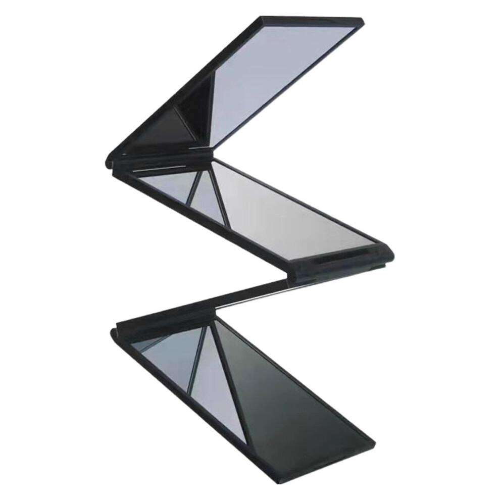 Travel Vanity Mirror 360 Rotating Handheld and Desktop Makeup Mirror for Home or Travel