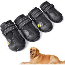 Chaussures pour chien imperméables, matériaux respirants, fermetures réglables pour une utilisation intérieure et extérieure, protection contre