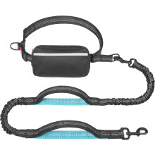 Ledvinka z neoprenu, ideální pro venčení psů bez použití rukou, s držákem na telefon a zapínáním na zip pro bezpečné uložení