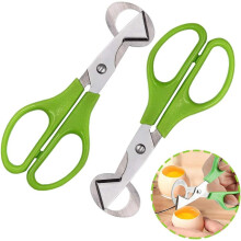 Egg Cracking Made Effortless, Stainless Steel Blades Ensure Clean Cuts For Quick Easy Egg Cracking, Slice Shell Top Without Mess