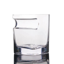 Elegant Cigar Holder Glass, Ergonomic Design Double Old Fashioned Glass with Effortless Enjoyment for Connoisseurs