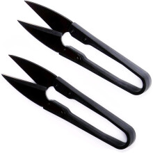 Cortador de linha afiado para miçangas, ideal para camping, caminhadas, viagens e escaladas. Tesoura de metal perfeita para cortar linhas em