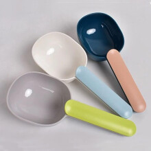 Petgentle Food Scoop, Vibrant Macaroon-style Colors, Non-toxic Material Ensures Safety, Ergonomic Bag Clip Handle for Easy Grip and Storage, 3-Pack