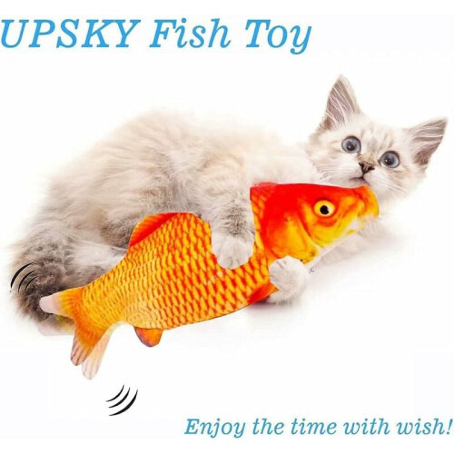 Plush Cat Toy Collection, Simulation Fish with Rechargeable Battery for Endless Fun 2