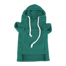 Huisdieroutfit, prachtig design, effen kleur, hoodie met trekkoord, zachte en huidvriendelijke premium polyester frettentrui voor dagelijks gebruik,