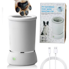 Electric Dog Paw Cleaner, Automatic Dog Paw Cleaner Cup with Adjustable Cleaning Speeds, Rechargeable Dog Paw Washer for Efficient Foot Cleaning, USB