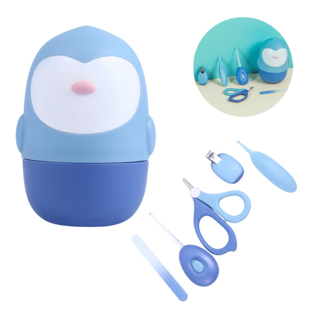 Nail Care Kit for Baby and Toddler with LED Ear Spoon, Manicure Pedicure Set in Travel Case