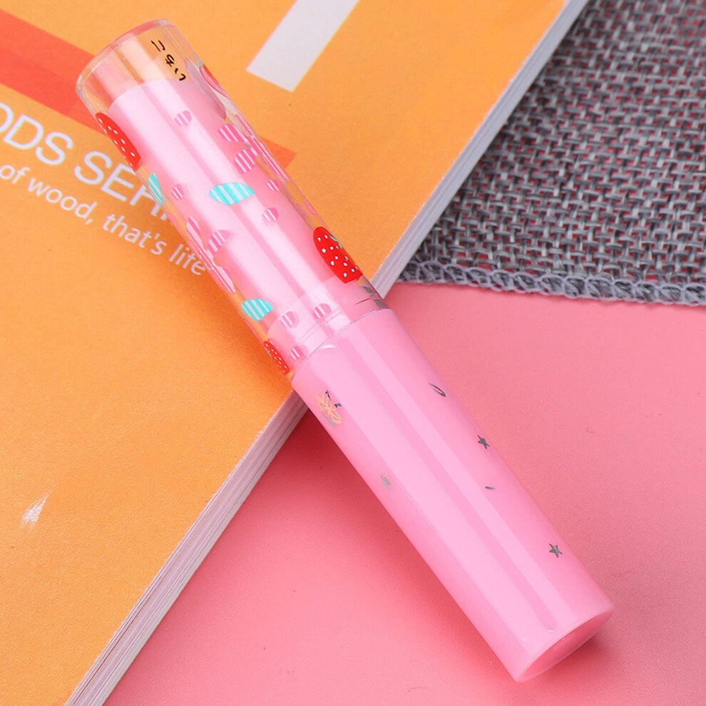 Color Changing Lip Balm with Strawberry Scent, Moisturizing Plant Extracts, 1.7g Hydrating Tint
