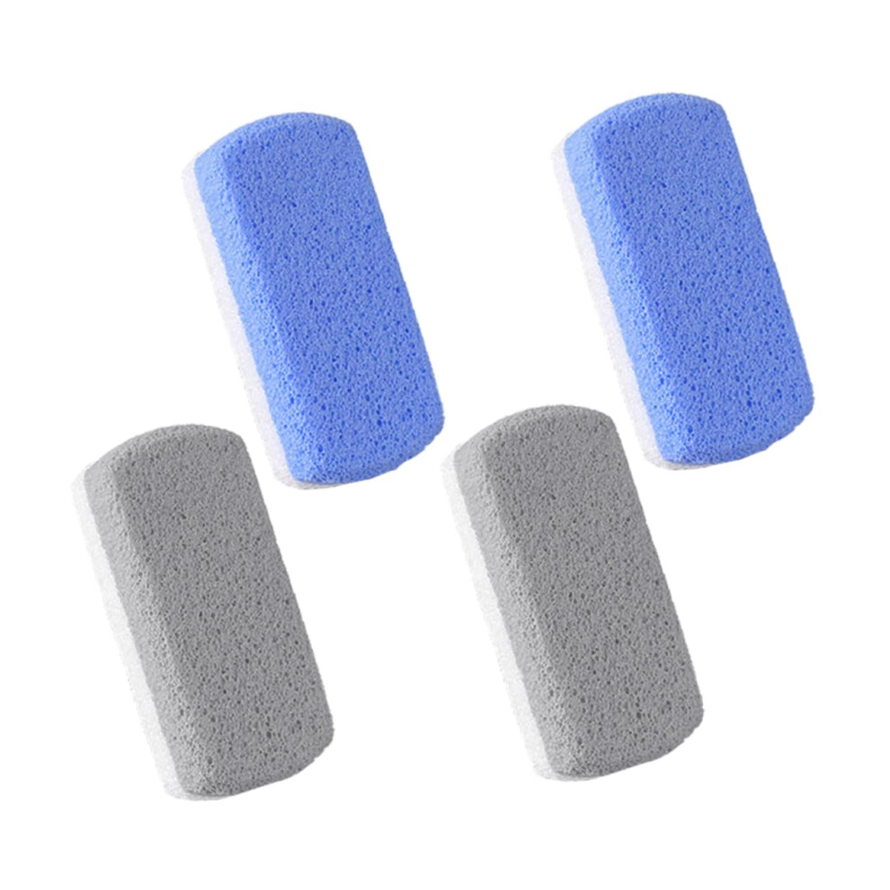 Glass Foot File and Callus Remover 4pcs DoubleSided Heel Scrubber for Effective Dead Skin Removal