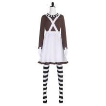 (XXXL) Women's Oompa Loompa Style Costume Dress Character Outfit for Themed Events