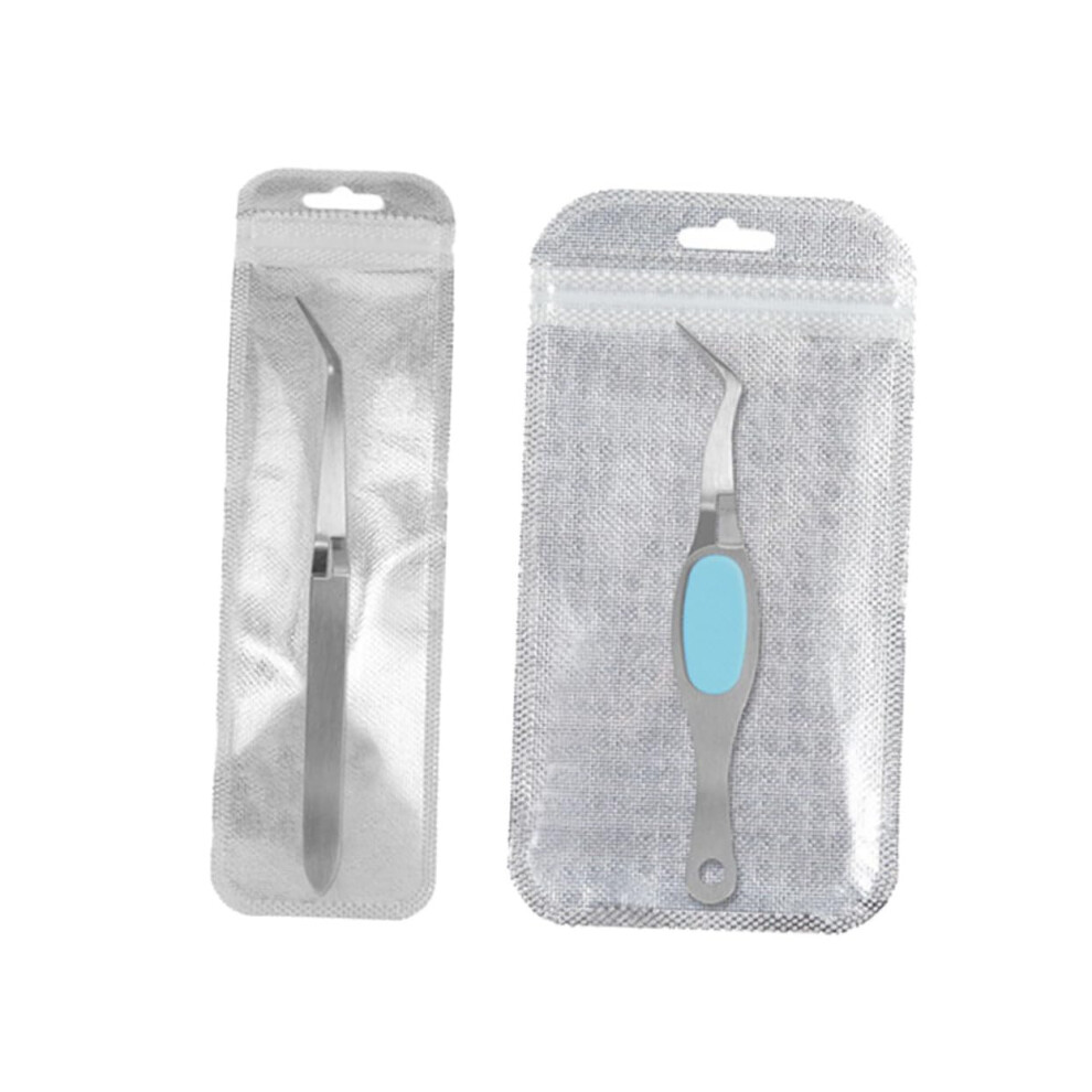 Nail Art Tools Set with Stainless Steel Cuticle Pusher and Tweezers for Gel and Acrylic Nails